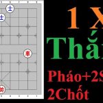 1 xe thắng pháo 2 sĩ và 2 tốt