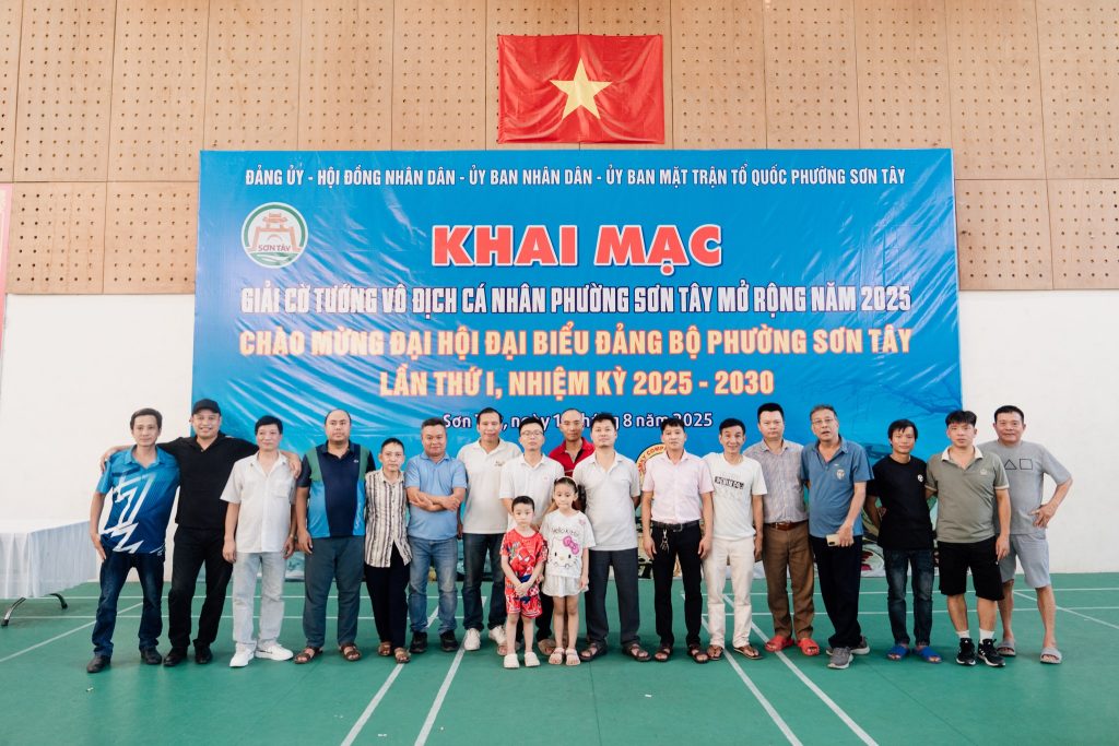 Giải vô địch cờ tướng cá nhân Sơn Tây mở rộng 2025