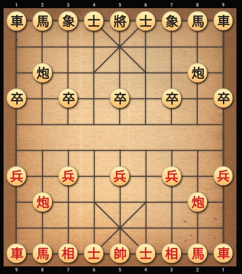 Bàn cờ tướng Trung quốc 5