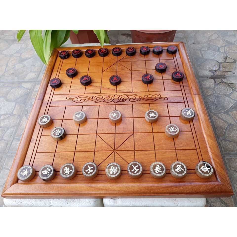 Bàn cờ tướng đẹp bằng gỗ cao cấp