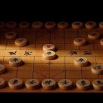 Bàn cờ tướng vàng đen